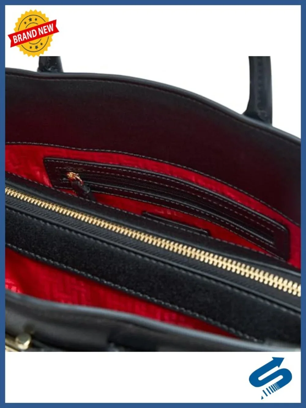 Embossed Pebble Top Zip Satchel - Handbag